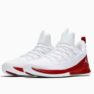 Jordan's Red and White Ultra Fly 2
